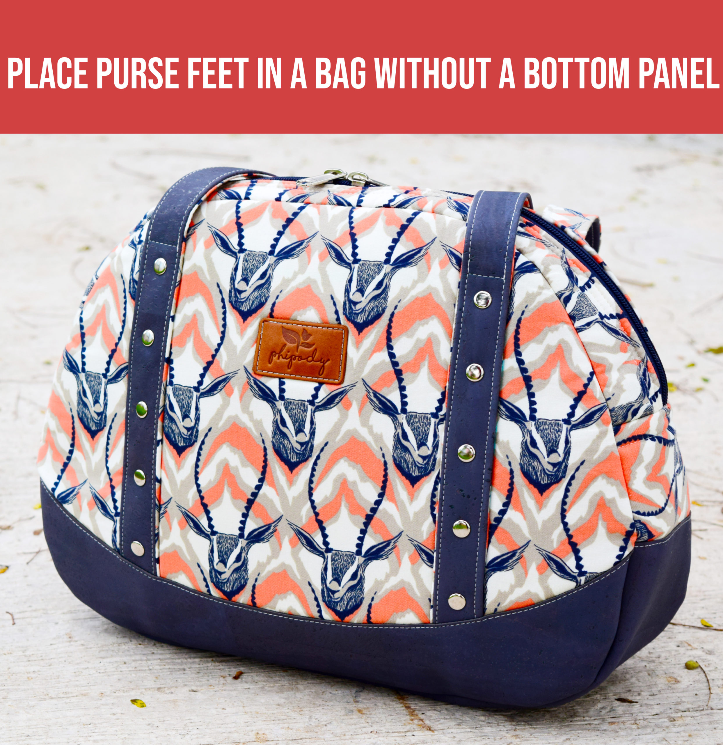 VIDEO: How to Place Purse Feet in a Bag Without a Bottom Panel